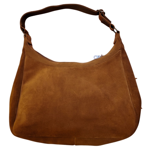 Minnetonka Brown Suede Fringed Shoulder Bag - Picture 2 of 8